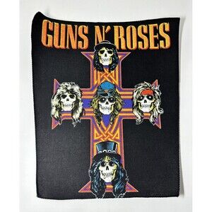 Vintage Guns N Roses GnR Back Patch 14” x 12” Sew on 90s Appetite Destruction